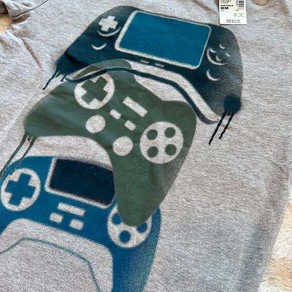 Children’s Place Short Sleeve Game Controller Tshirt Size 7/8 NWT - Picture 2 of 5